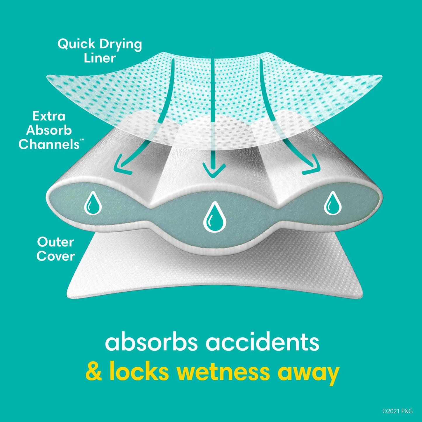 Pampers Easy Ups Training Pants Underwear, Sizes 2T-6T