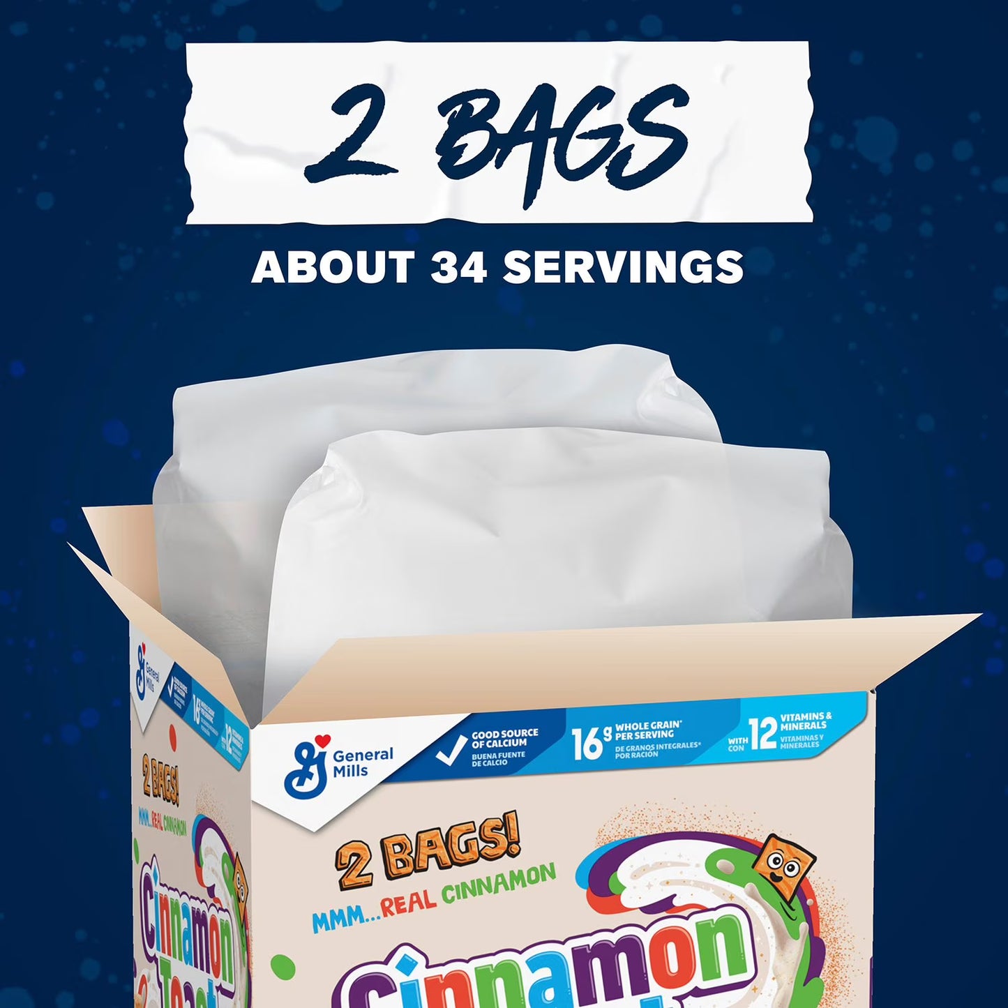 Cinnamon Toast Crunch Cereal, 49.5 oz.