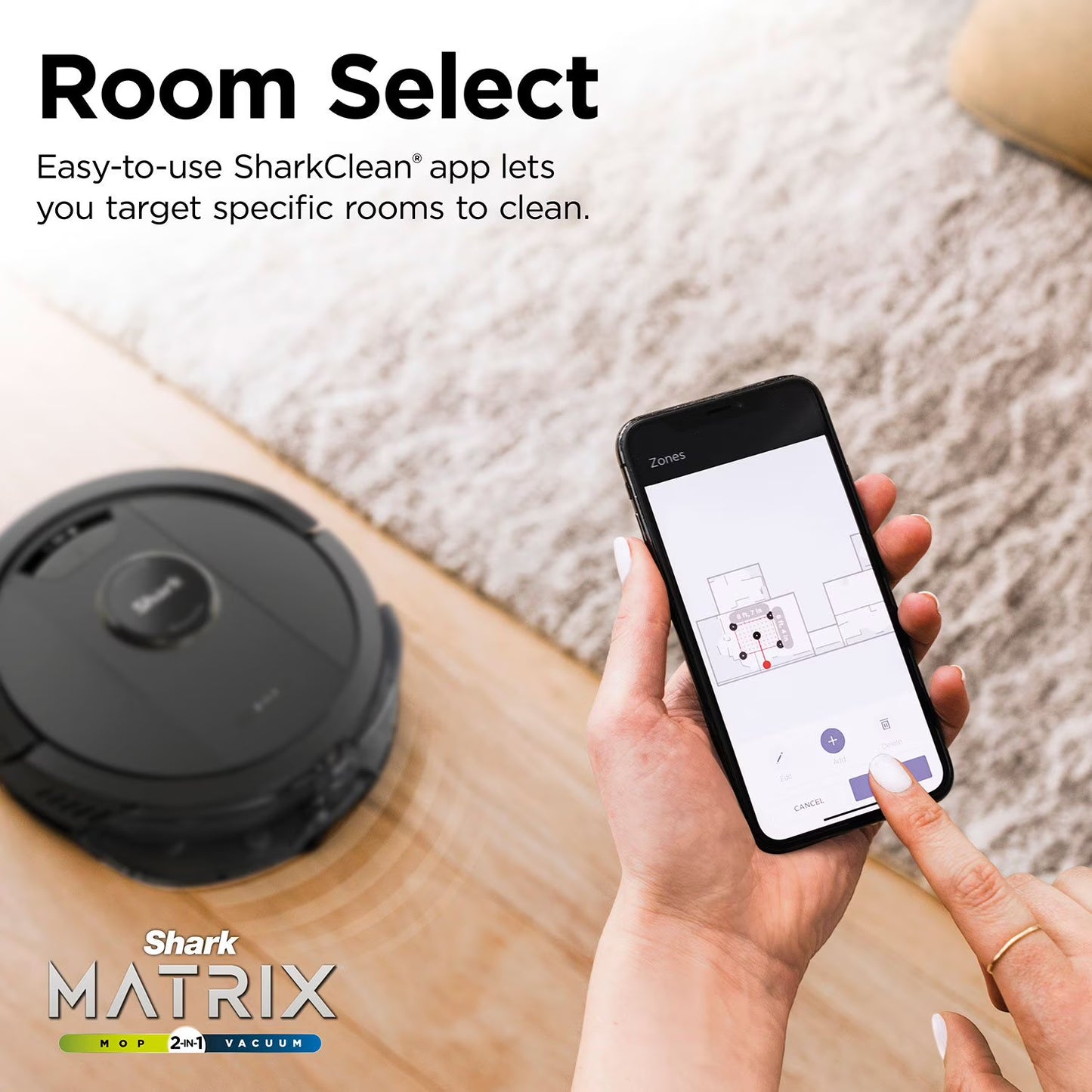 Shark Matrix 2-in-1 Robot Vacuum & Mop with Home Mapping, Bonus Dual Edge Side Brush