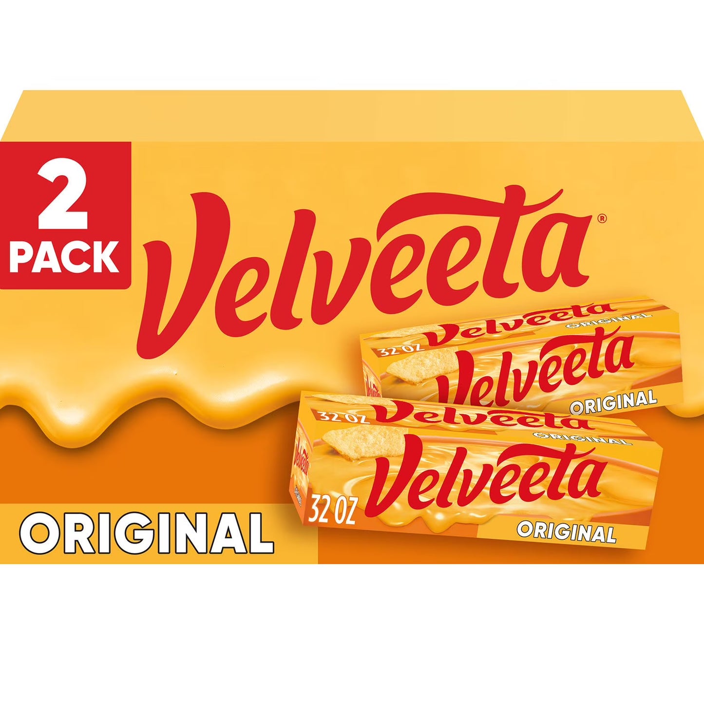 Velveeta Original Pasteurized Cheese Loaf 32 oz., 2 ct.