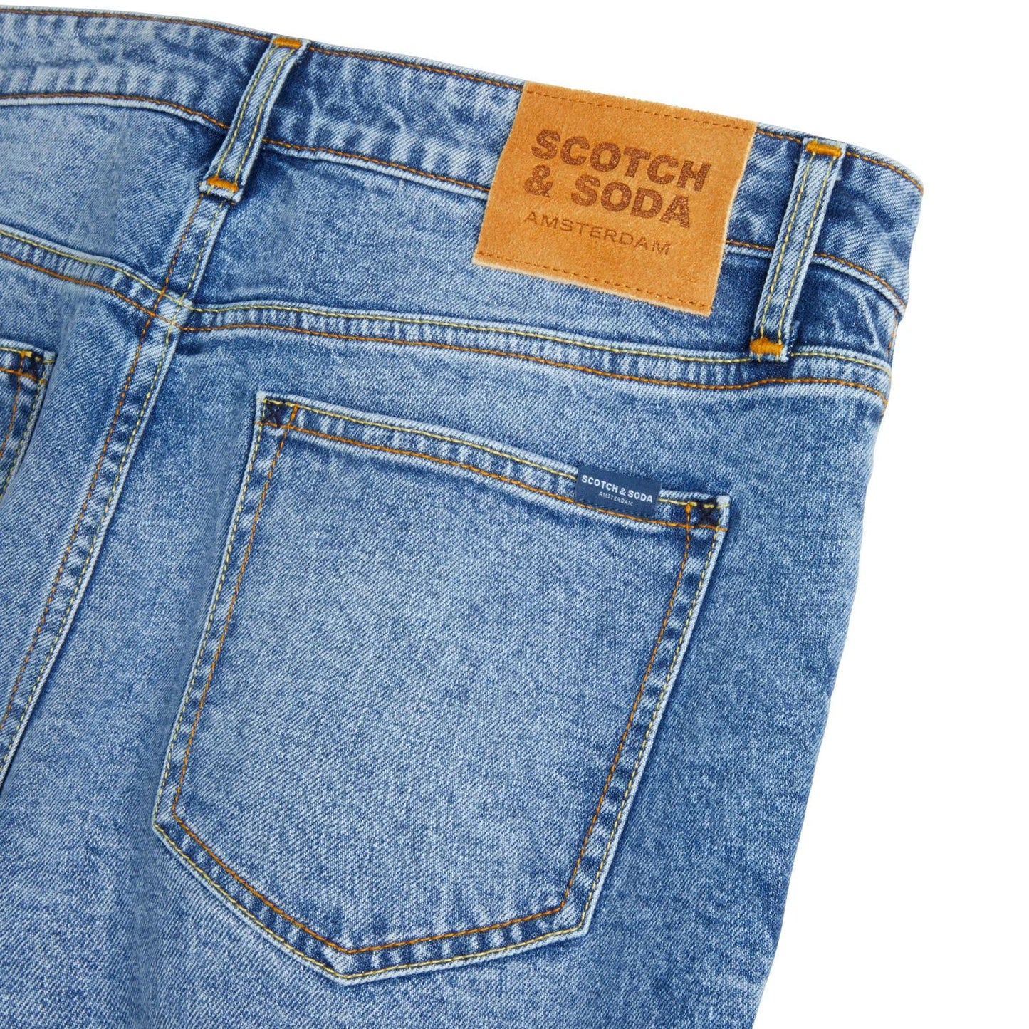 Scotch & Soda Men's Straight Fit Denim Jeans