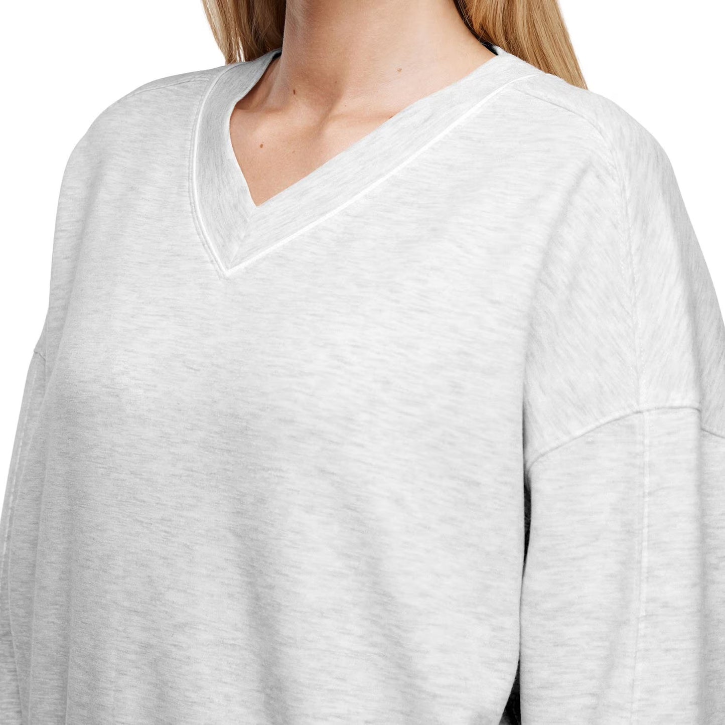 Express Women's V-Neck Pullover Sweatshirt