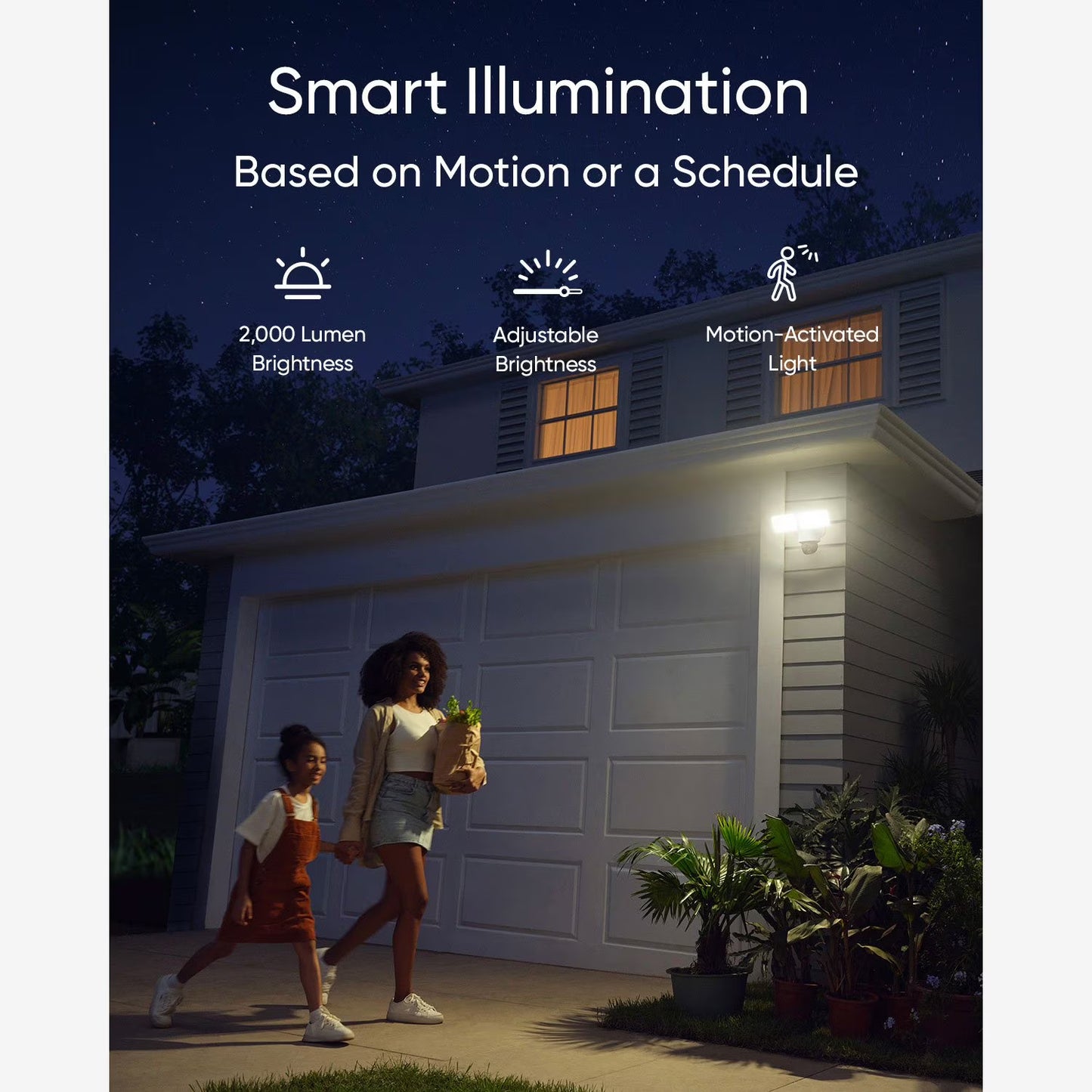 eufy E340 Wired Outdoor 3K Pan-Tilt Floodlight with Dual Cameras