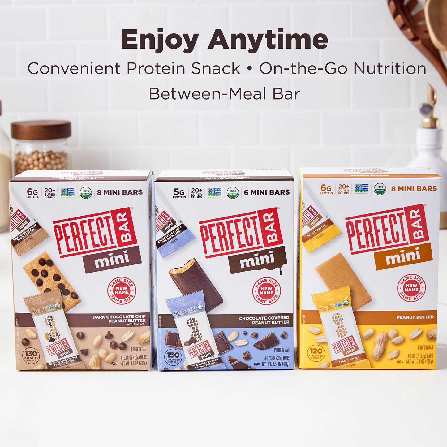 Perfect Bar Mini Protein Bar Variety Pack, 0.88 oz., 18 pk.