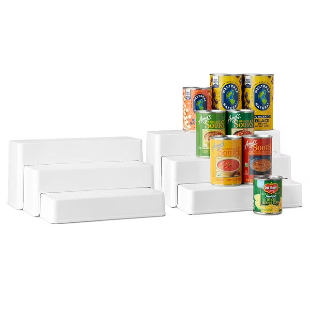 YouCopia ShelfSteps 2-Pack Can Organizer Set, 3-Shelf