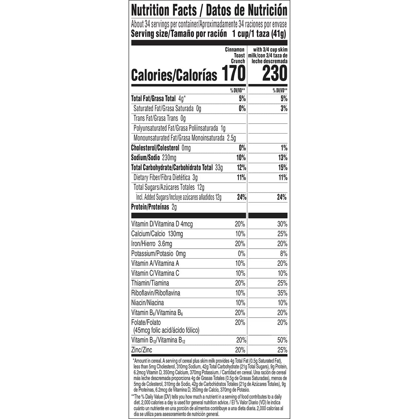 Cinnamon Toast Crunch Cereal, 49.5 oz.