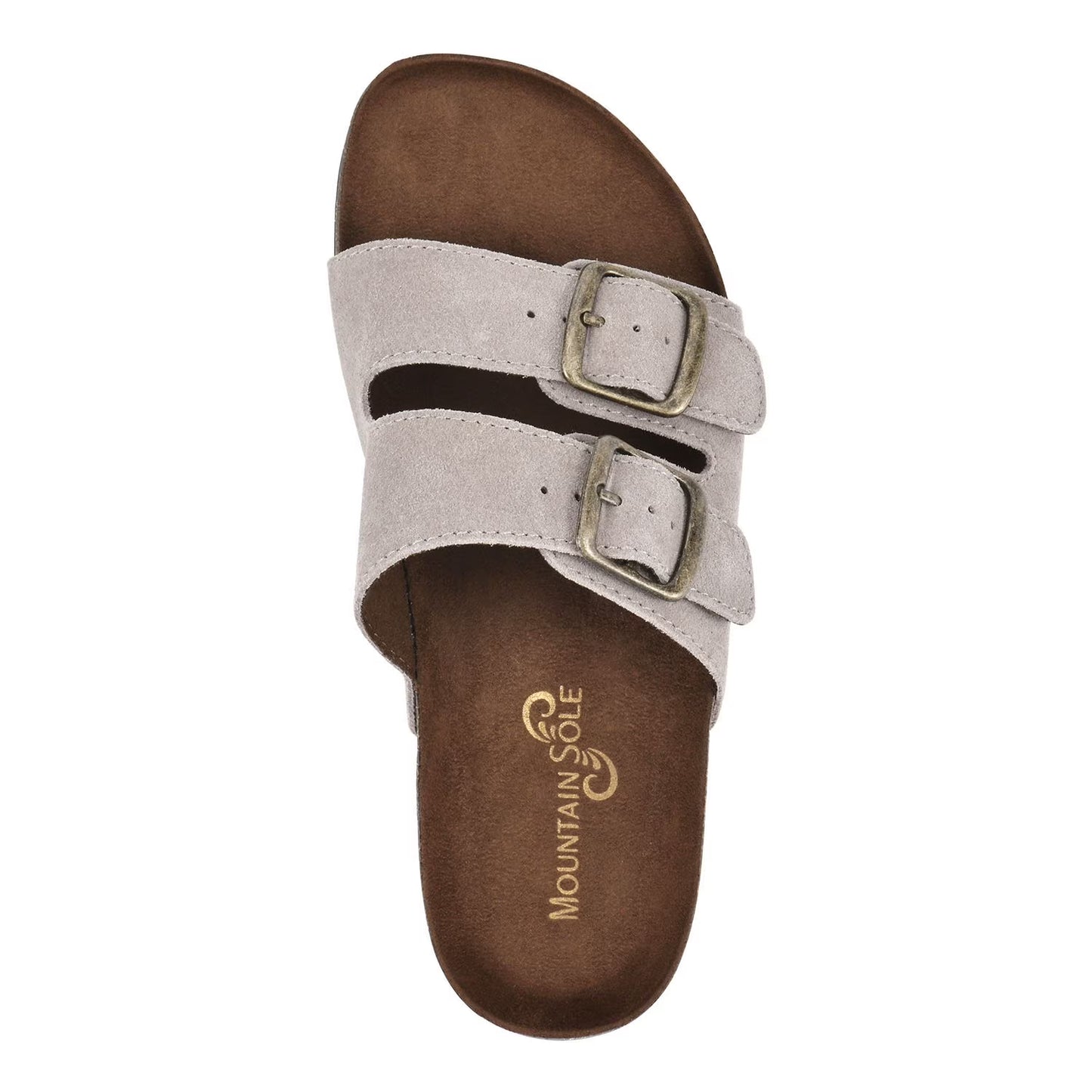 Mountain Sole Women's Double Buckle Leather Sandal