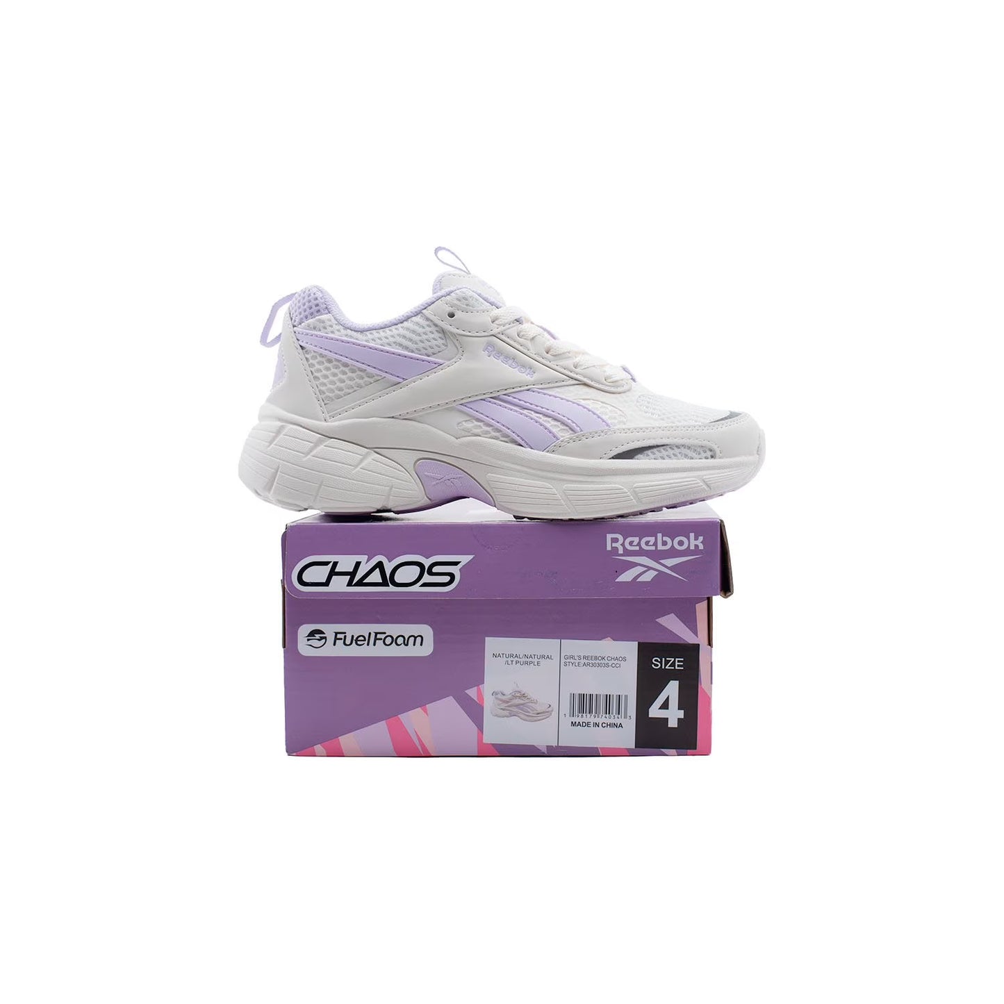 Reebok Girls Chaos Running Sneaker