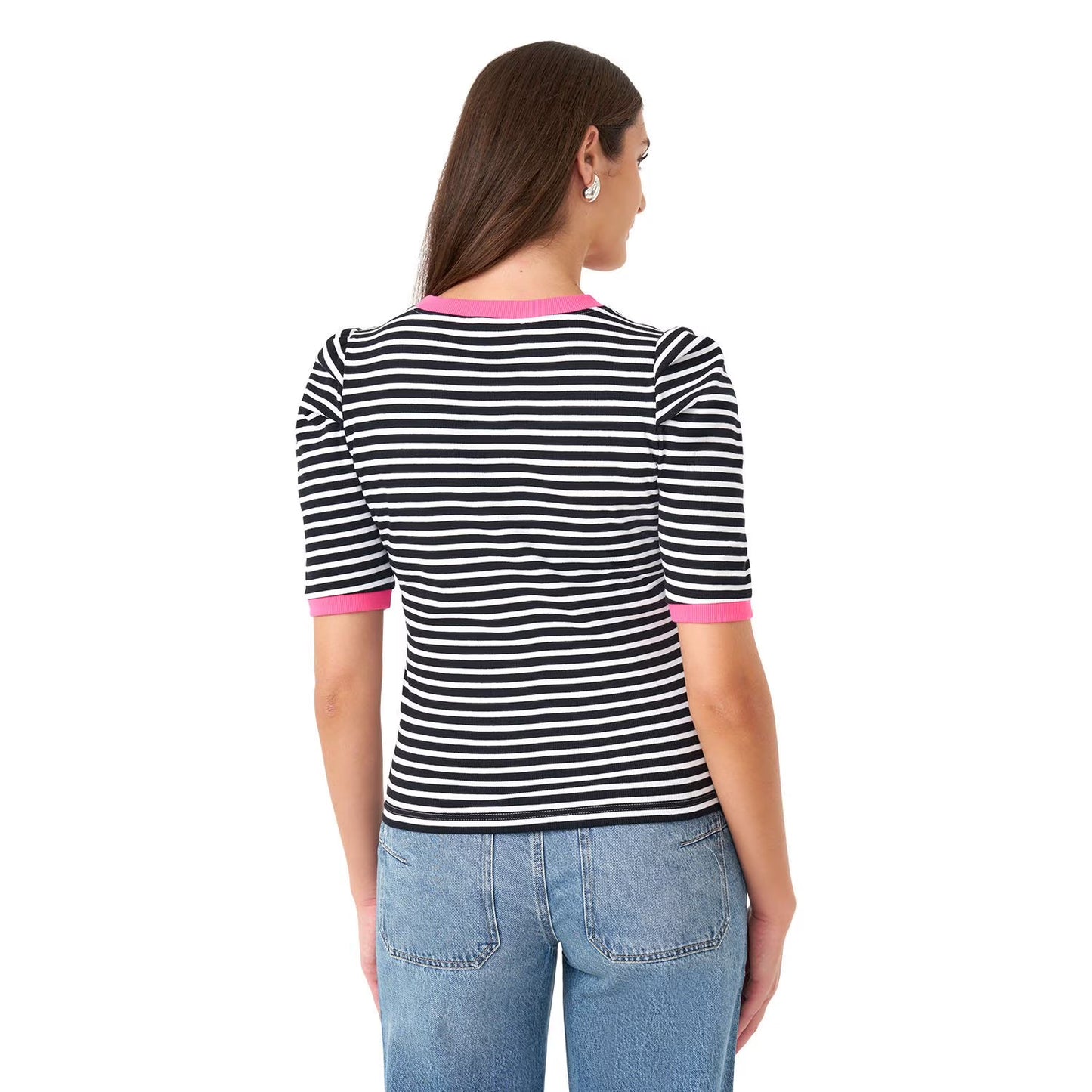 Rebecca Minkoff Women's Puff Sleeve Top