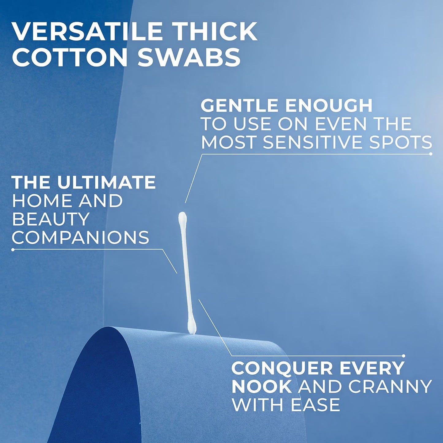 Q-tips Cotton Swabs, 1750 ct., 3 pk.