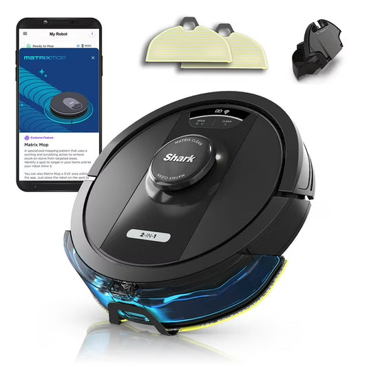 Shark Matrix 2-in-1 Robot Vacuum & Mop with Home Mapping, Bonus Dual Edge Side Brush
