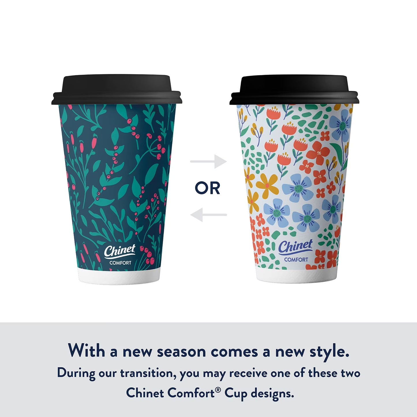 Chinet Comfort Cup and Lids, 16 oz. 70 ct.