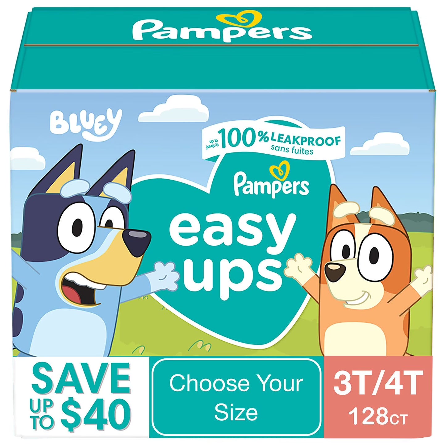 Pampers Easy Ups Training Pants Underwear, Sizes 2T-6T