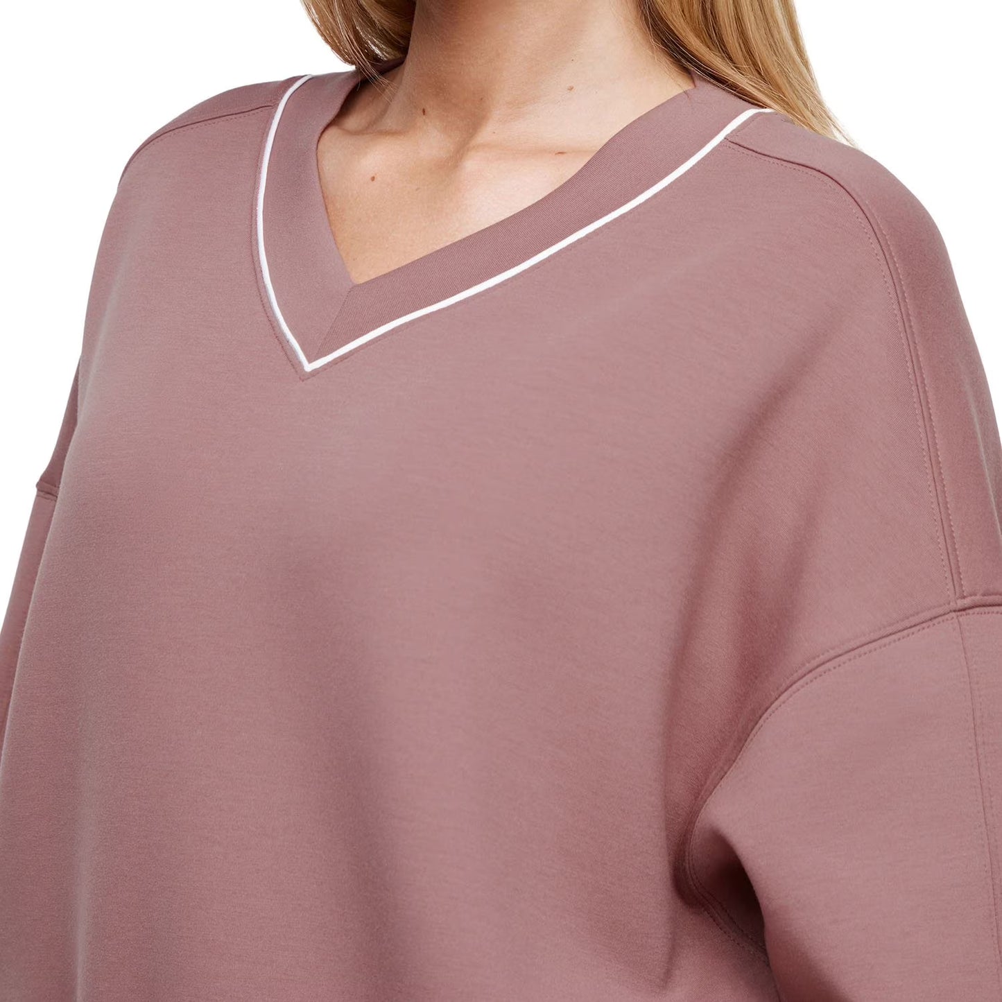 Express Women's V-Neck Pullover Sweatshirt