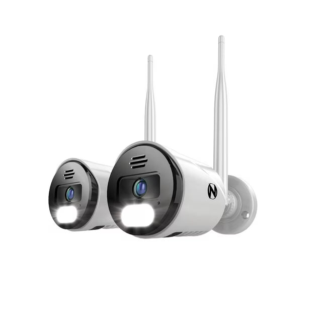 Night Owl Plug-In 4K HD Spotlight Cameras, 2pk.