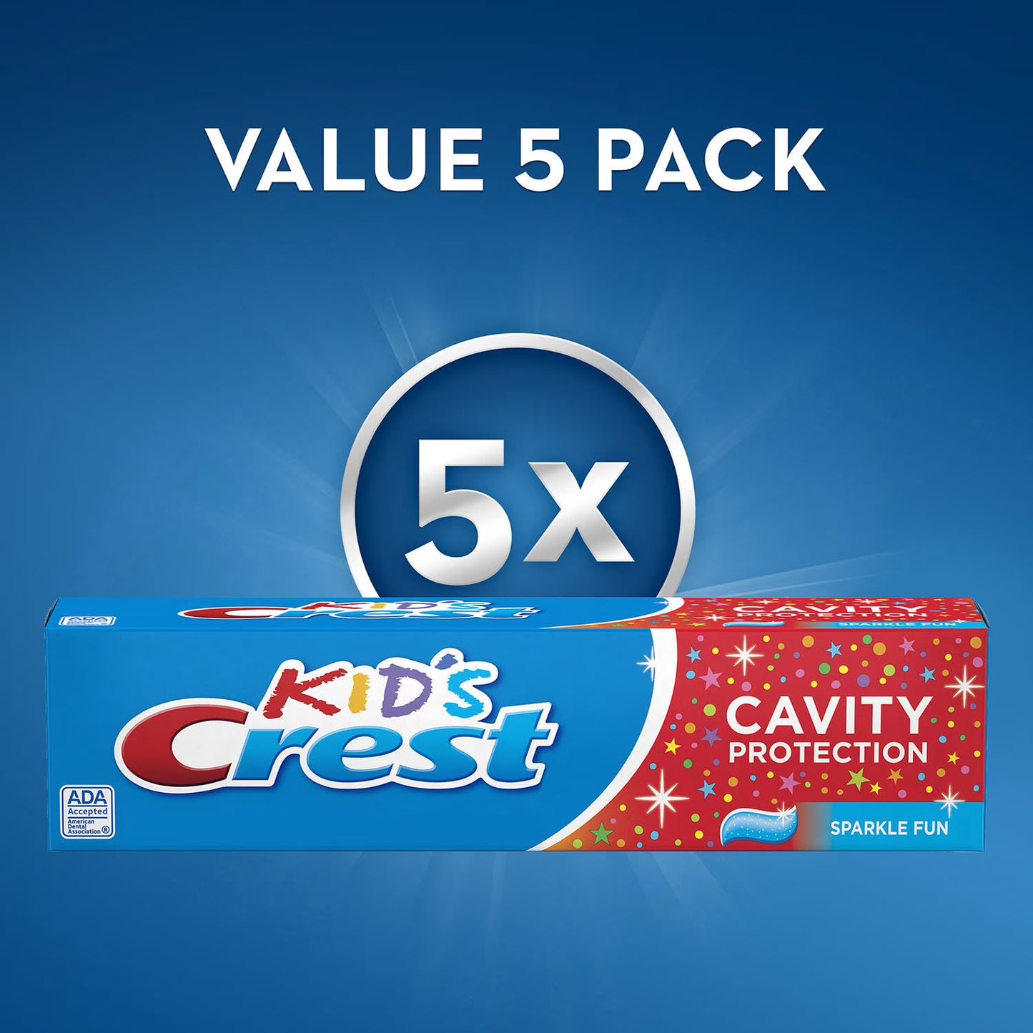 Crest Kid's Toothpaste, Sparkle Fun, 4.6 oz., 5 pk.