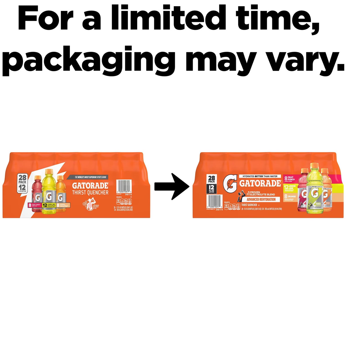 Gatorade Sports Drinks Core Variety Pack 12 fl. oz., 28 pk.