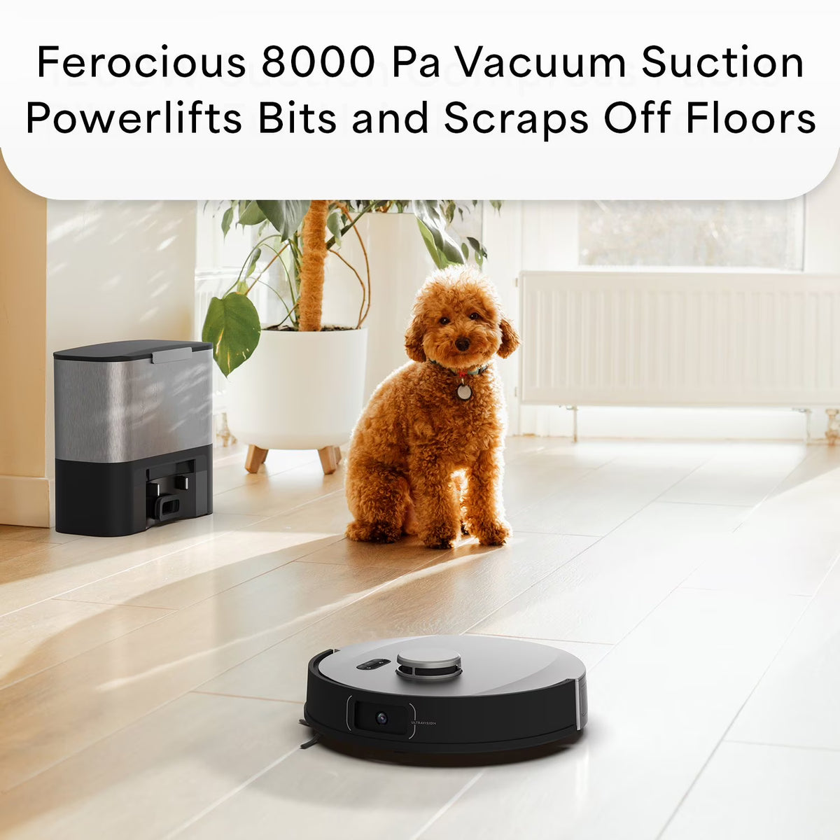 bObsweep UltraVision Self-Emptying Robot Vacuum and Mop with 180-Day Dock