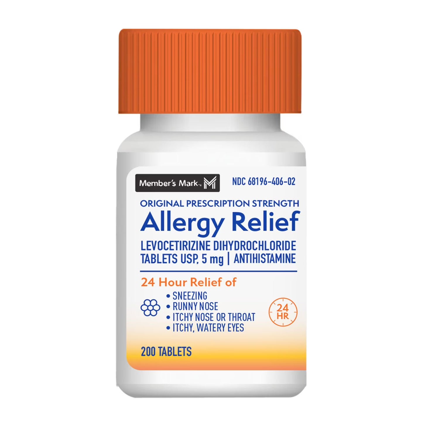 Levocetirizine Tablets, 5 mg, 400 ct.