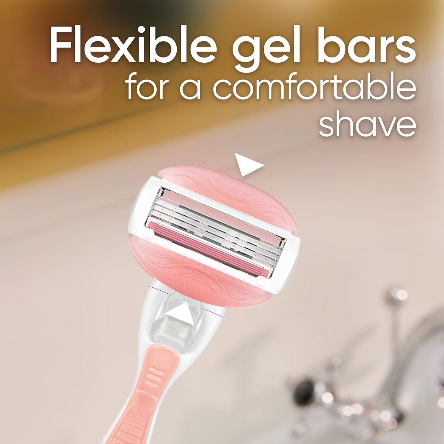 Venus Comfortglide Women's Razor Handle + 12 Cartridges, White Tea