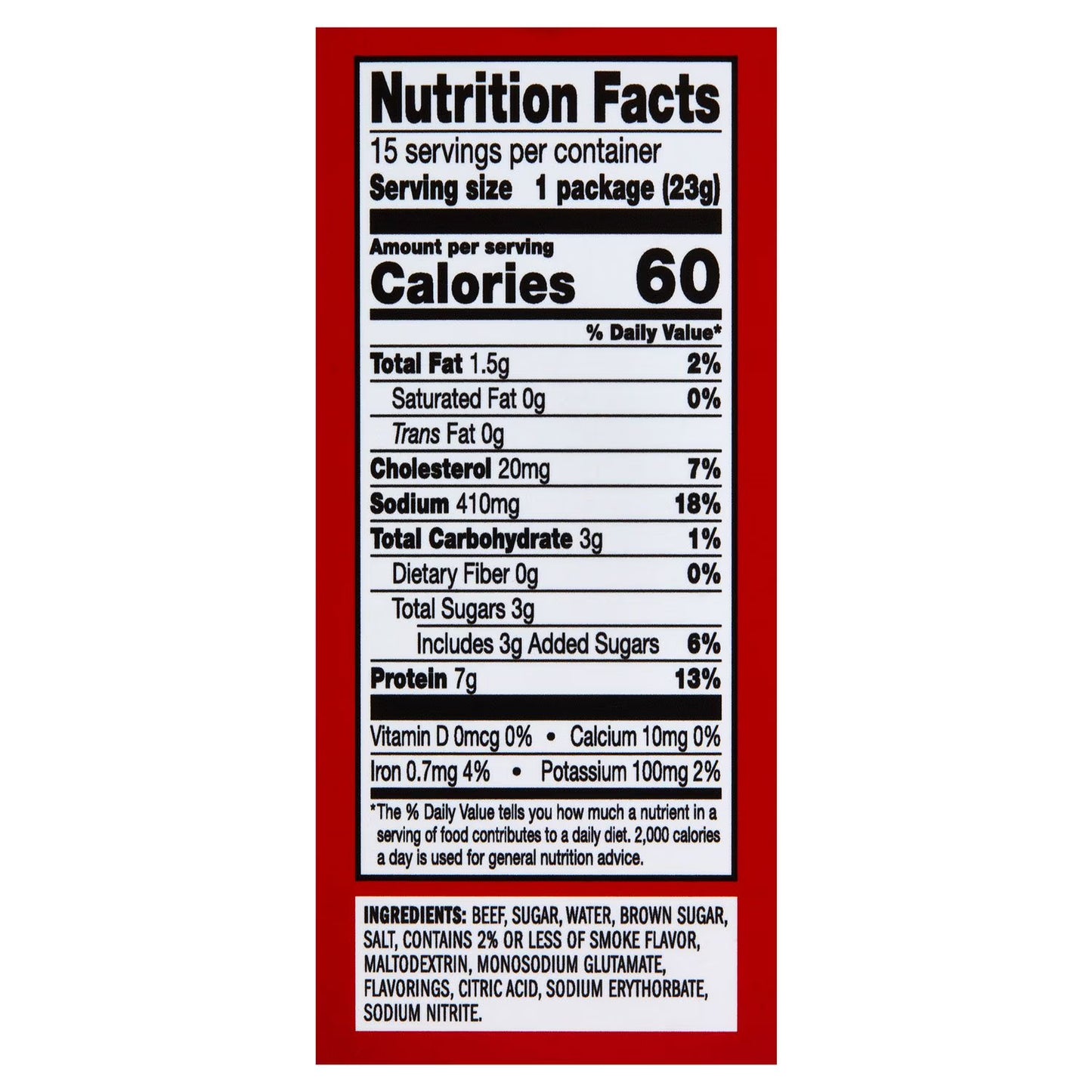 Jack Link’s Original Tender Style Beef Steak, 15 pk.