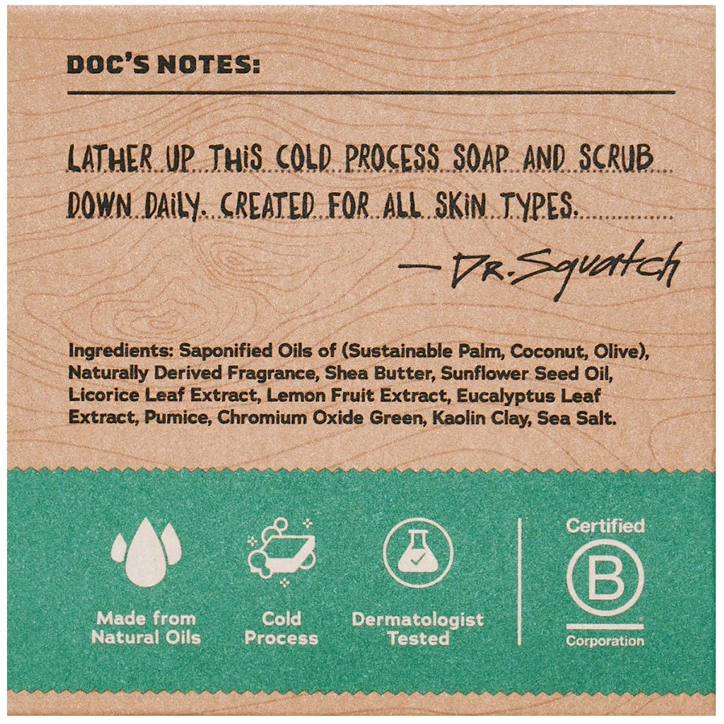 Dr. Squatch Natural Bar Soap, Variety Pack, 5 oz., 6 ct.