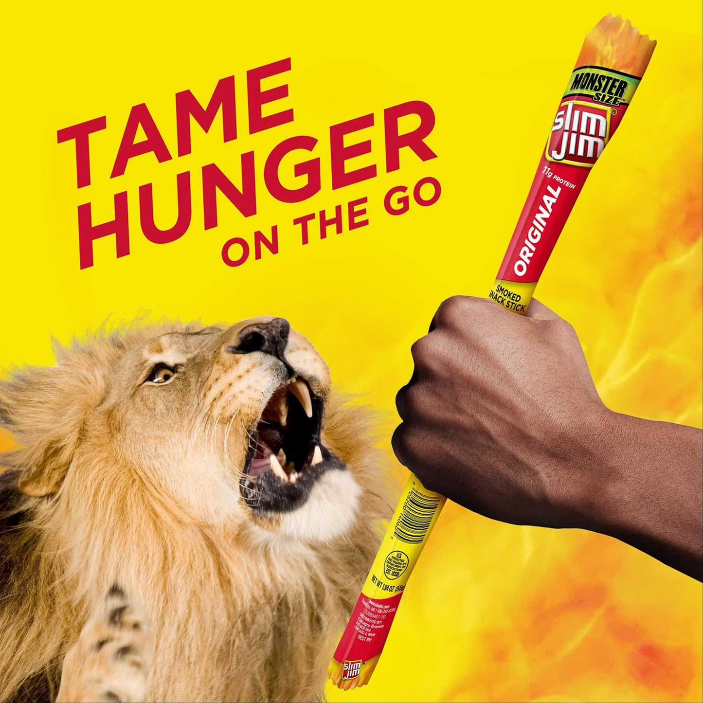 Slim Jim Original, Monster Size, 18 ct.