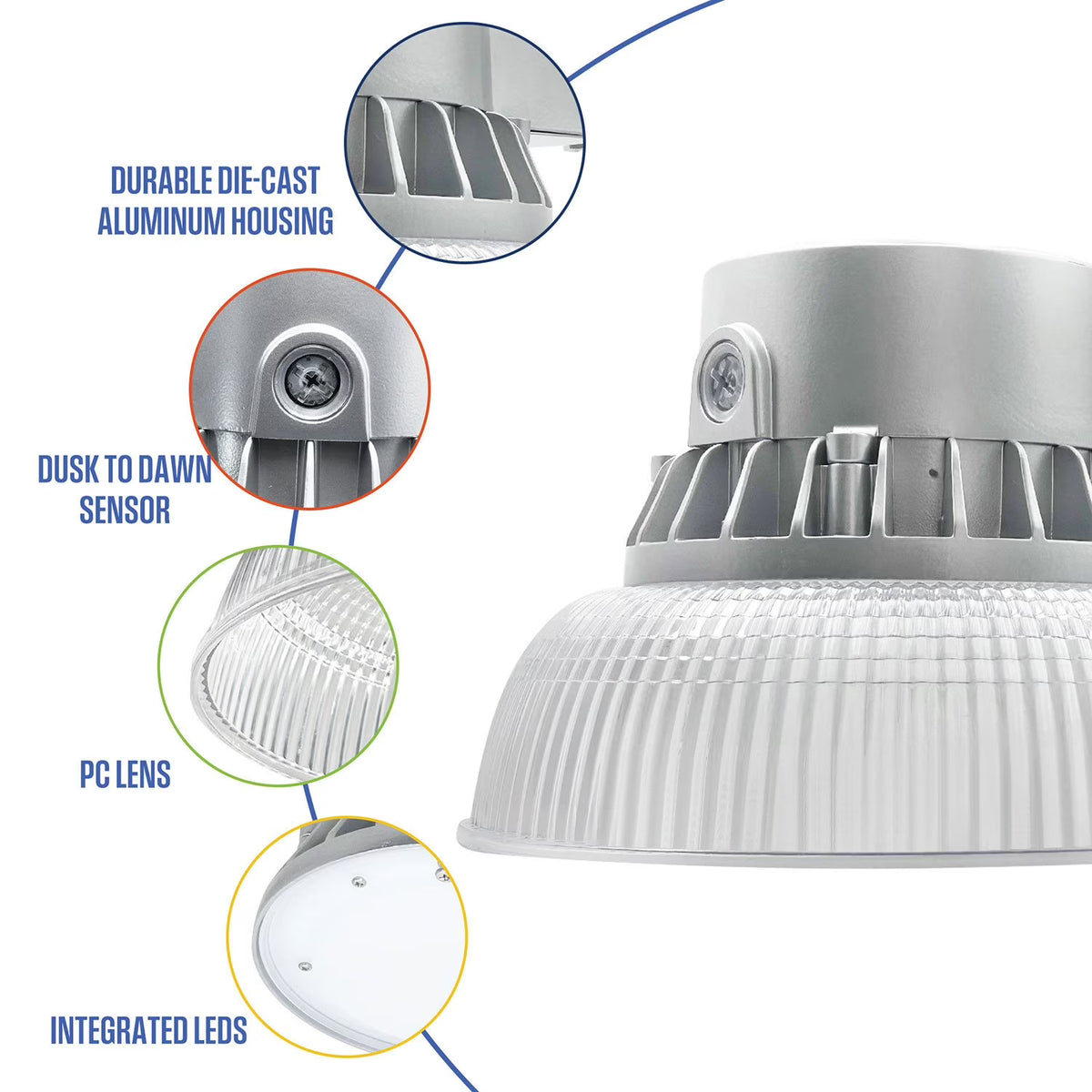 Westinghouse 5000 Lumen Wired Barn Light, Set of 2