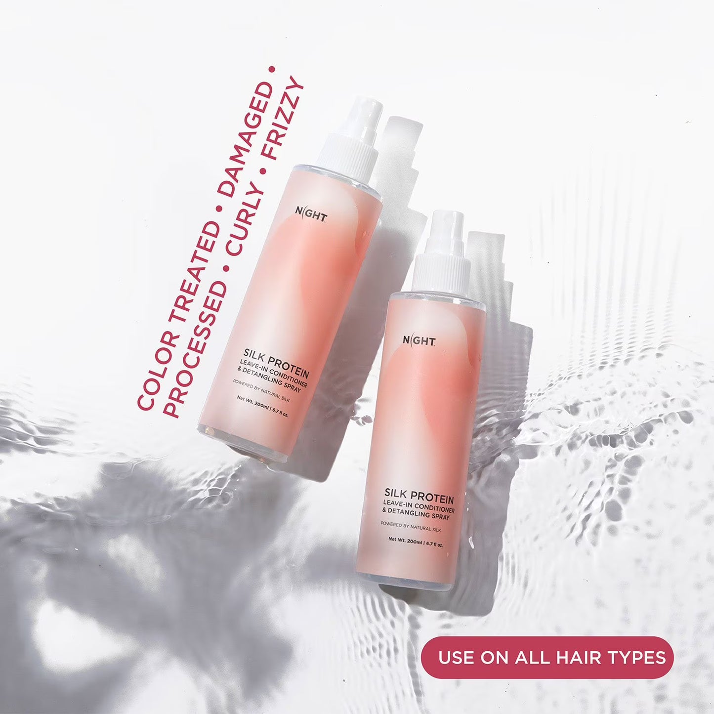NIGHT Leave-in Hair Conditioner Spray, 13.4 fl. oz., 2 pk.