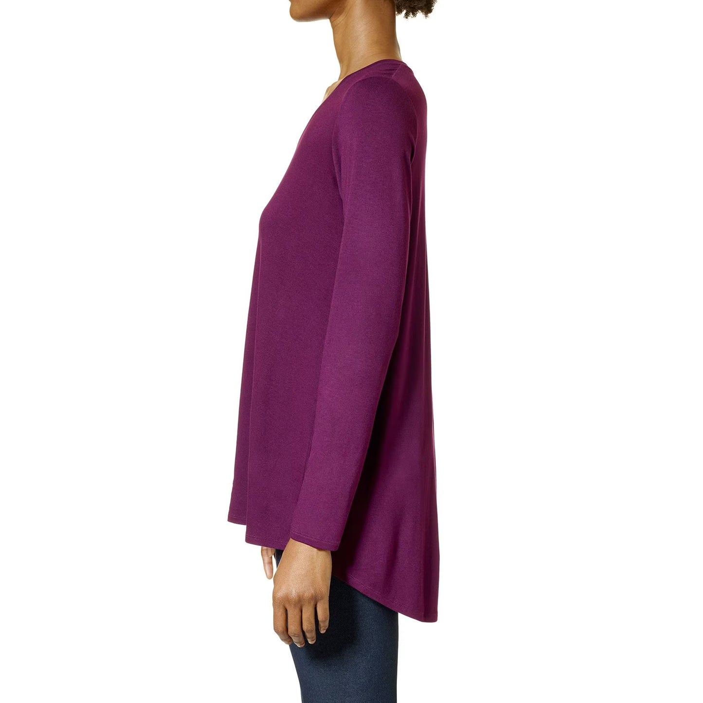 Hue Women's Long Sleeve Tunic T-Shirt