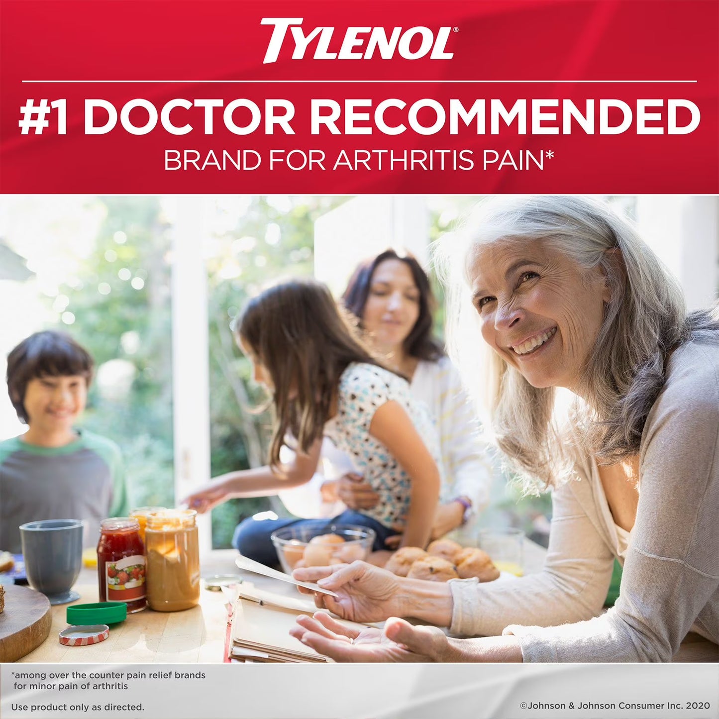 Tylenol 8-Hr. Arthritis Pain Caplets, 650 mg Acetaminophen, 290 ct.