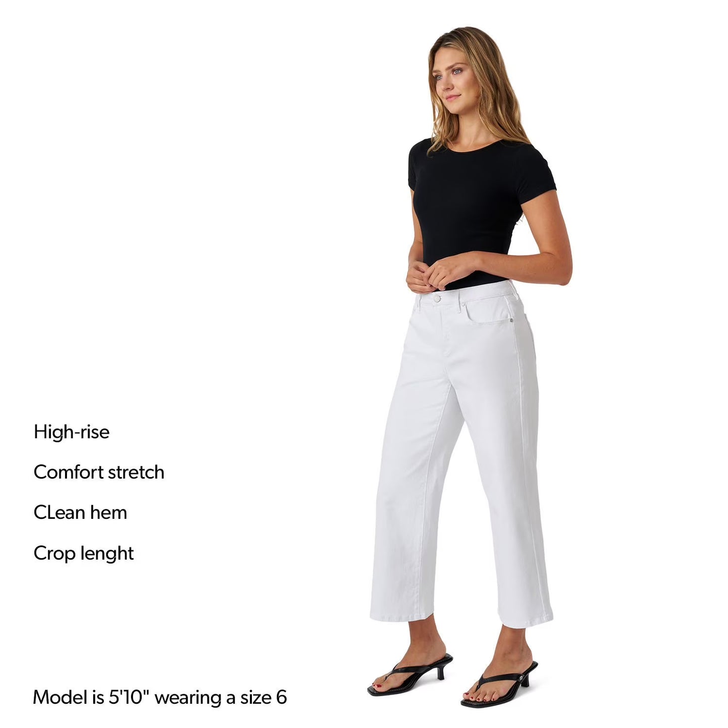 Edited by Hunter McGrady Women's Wide Leg Crop Jean