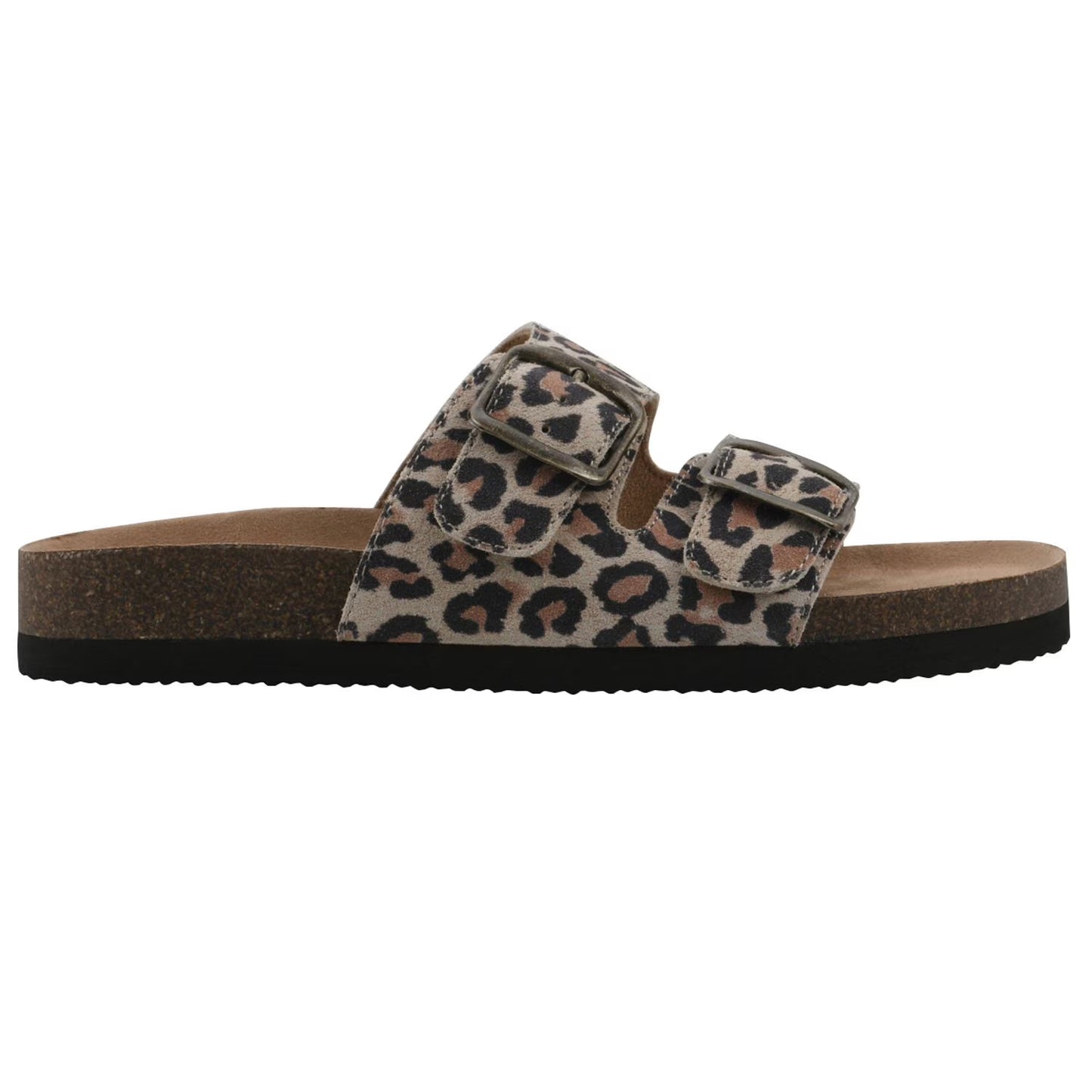 Mountain Sole Women's Double Buckle Leather Sandal