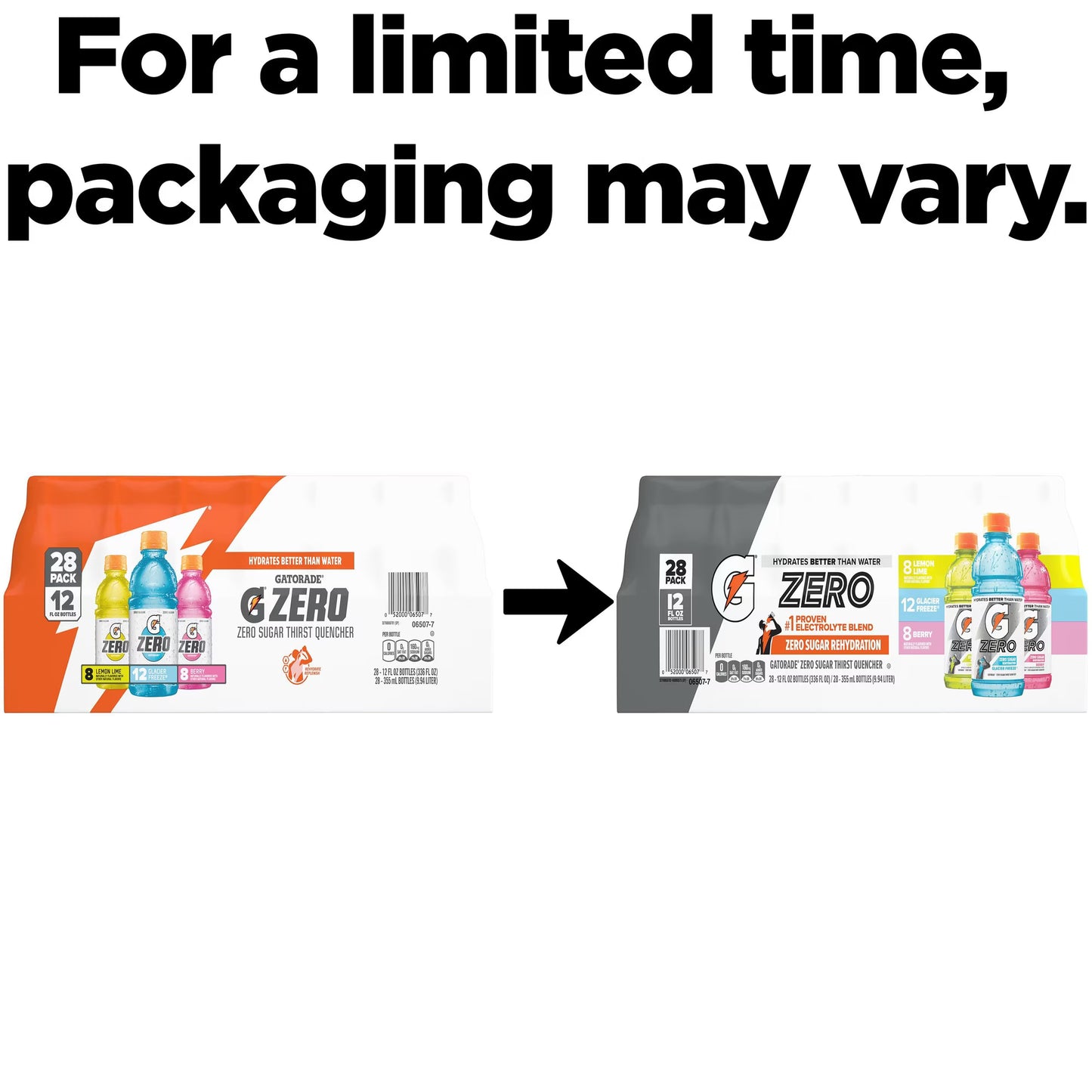 Gatorade Zero Sugar Thirst Quencher Variety Pack, 12 fl. oz., 28 pk.