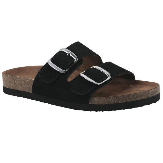 Mountain Sole Women's Double Buckle Leather Sandal