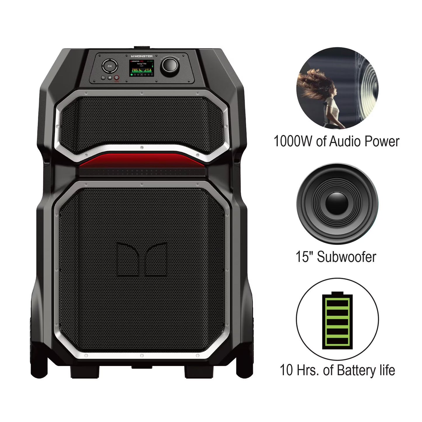 Monster Rockin Roller X Bluetooth Speaker