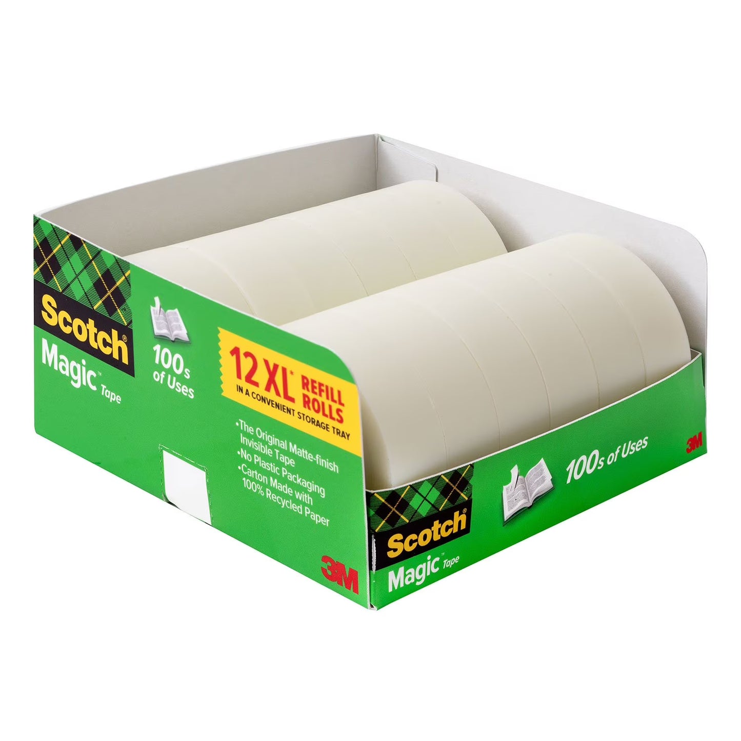 Scotch® Magic™ Tape, 3/4 in x 1296 in, 12 Pack