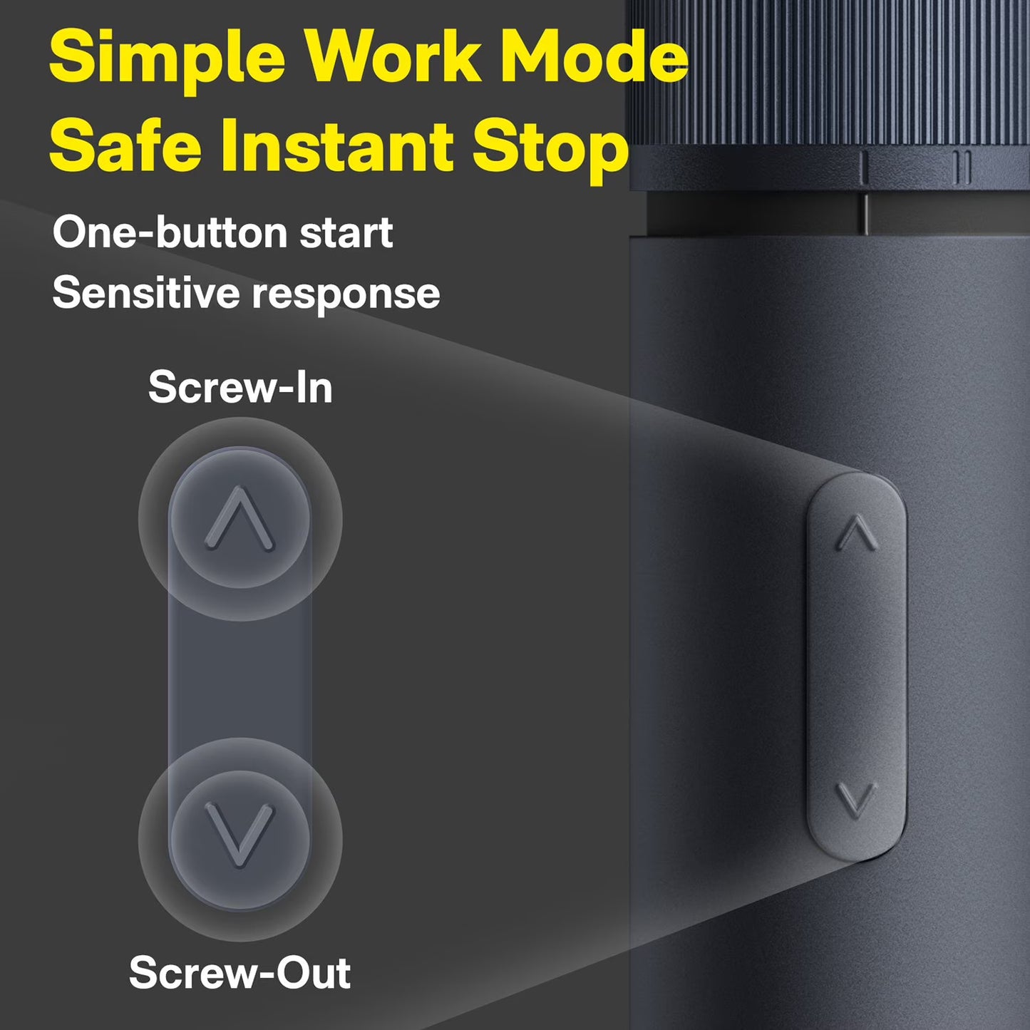HOTO 3.6V Electric Screwdriver Tool Kit, Rechargeable, Magnetic Case Lid, 3 Torque Settings, 1500mAh Battery, LED Light