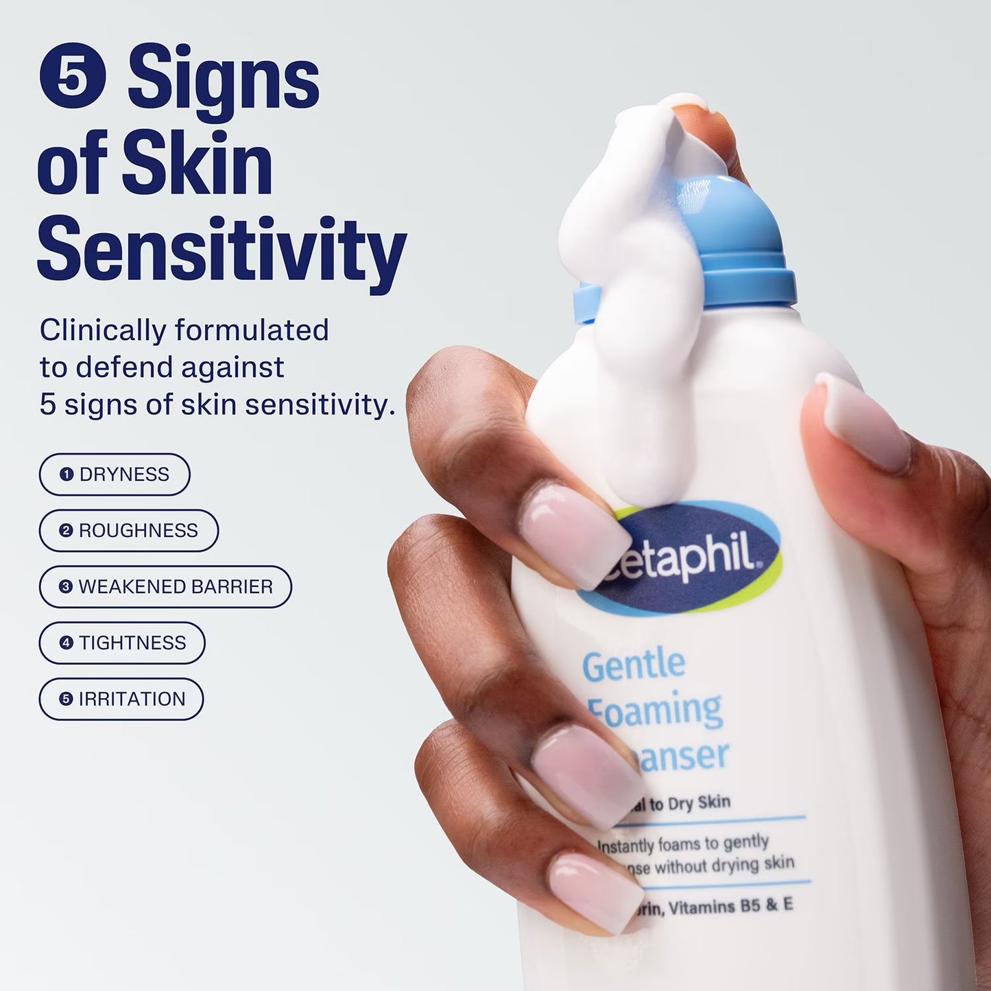 Cetaphil Gentle Foaming Cleanser, 8 fl. oz., 3 pk.