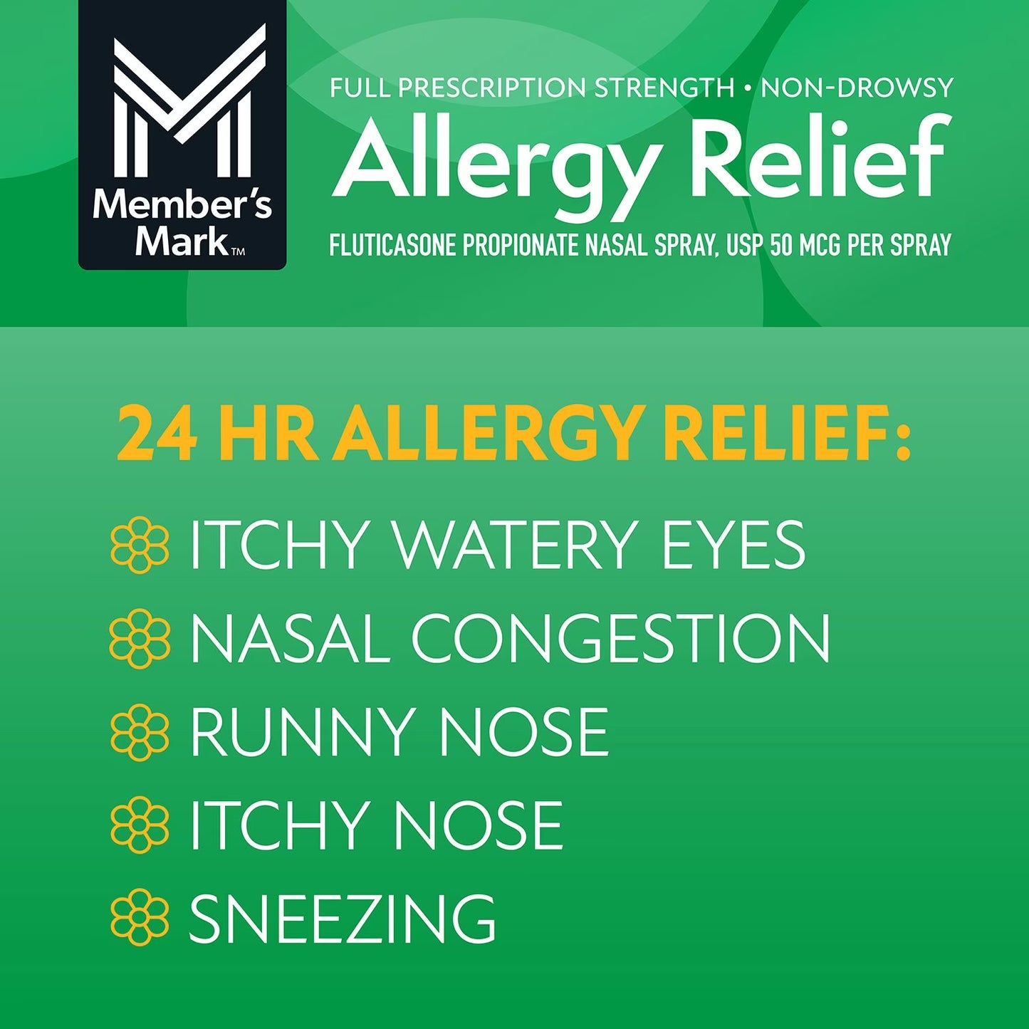 50mcg Allergy Relief, Fluticasone Propionate Nasal Spray (0.62 fl. oz., 6 ct.)