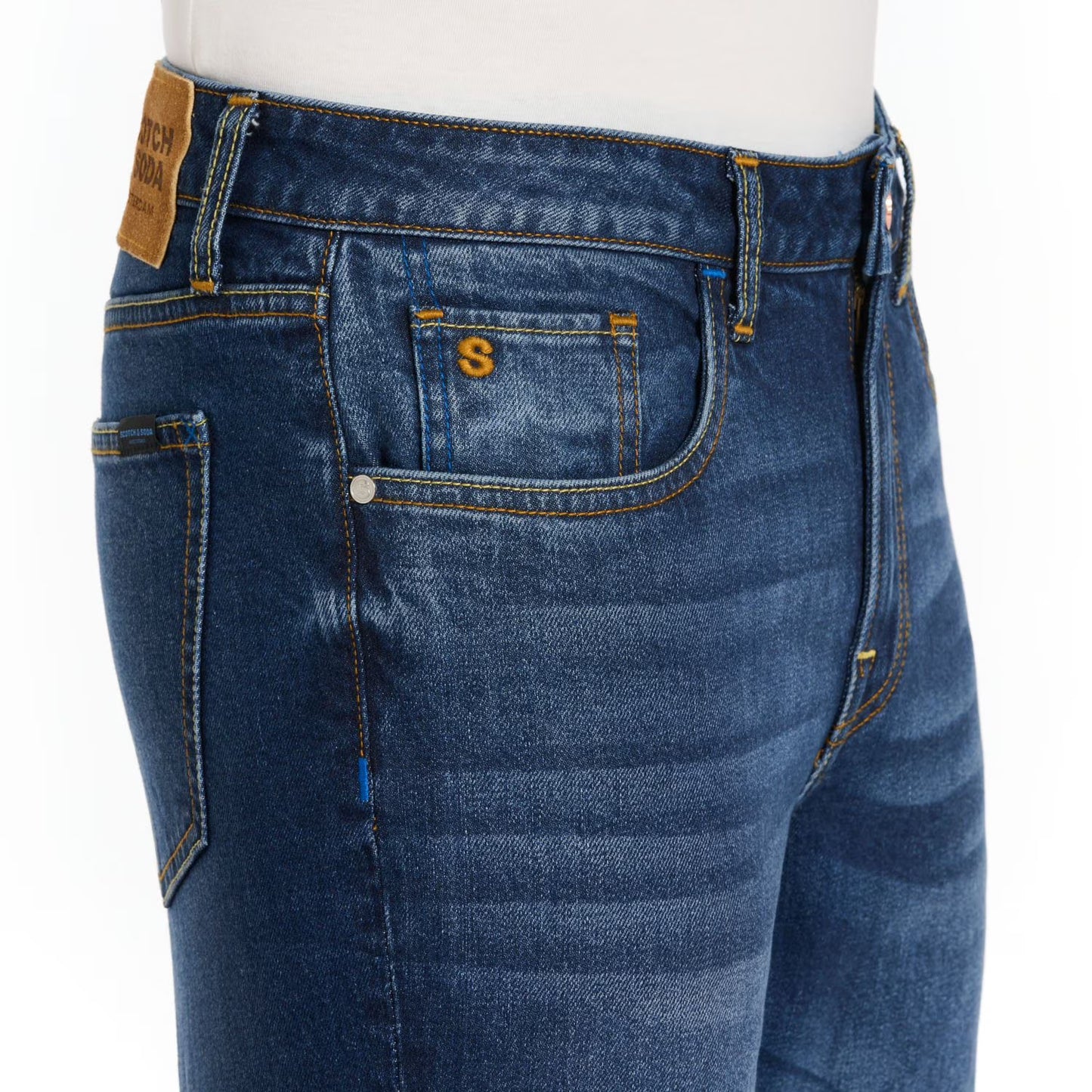 Scotch & Soda Men's Straight Fit Denim Jeans