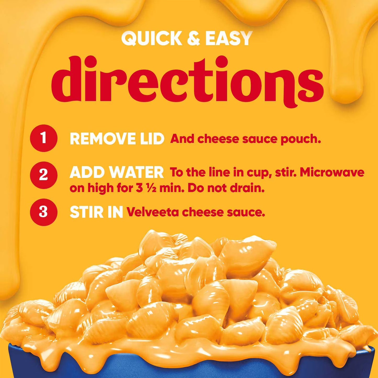 Velveeta Shells and Cheese Original Microwavable Sauce Cups, 2.39 oz., 12 ct.