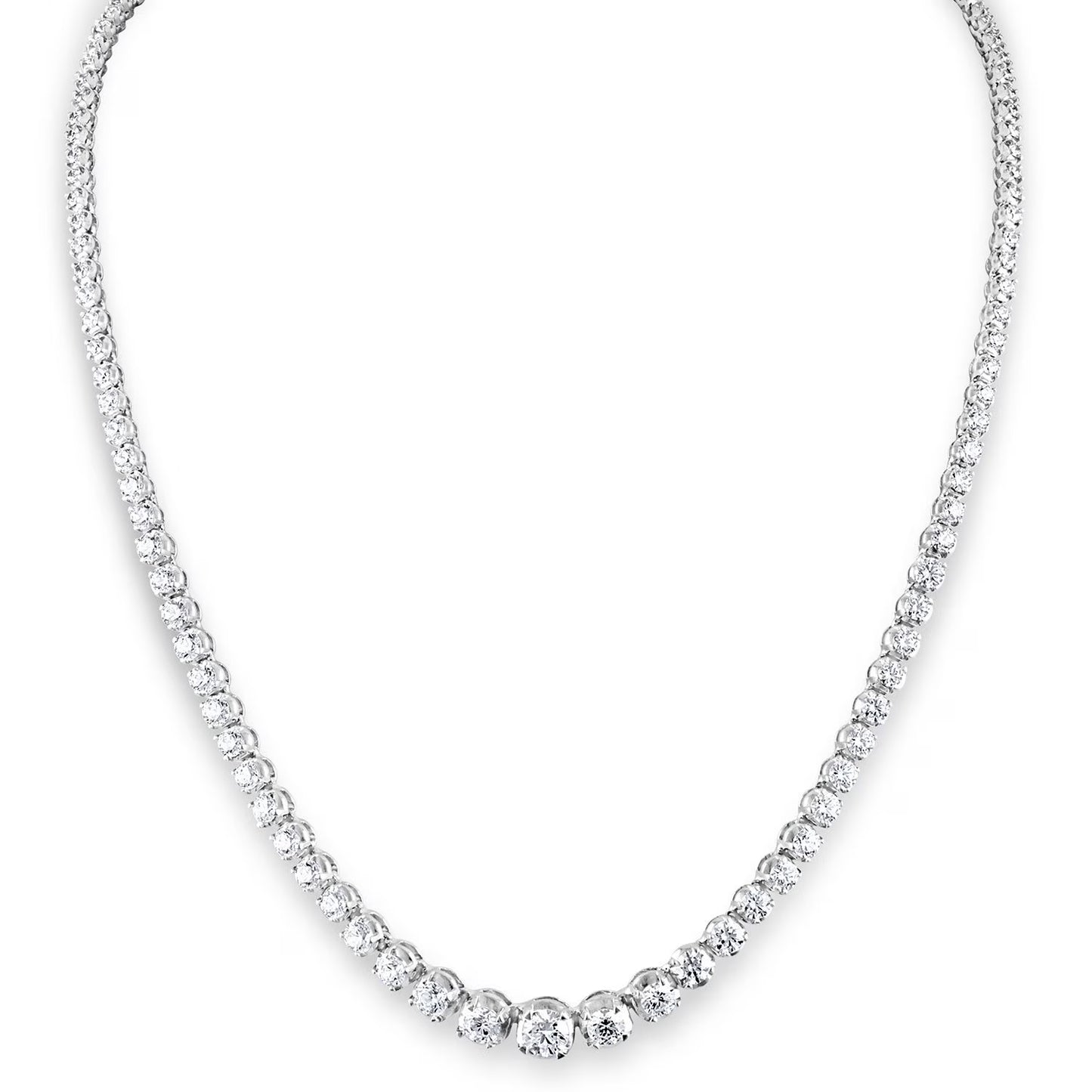 Diamond Riviera Necklace in 14K Gold