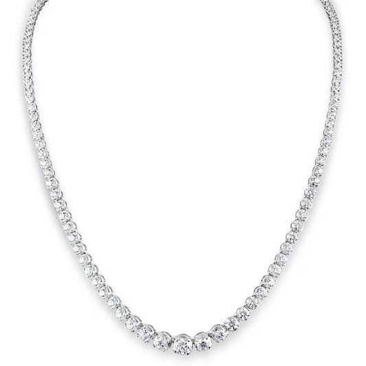 Diamond Riviera Necklace in 14K Gold
