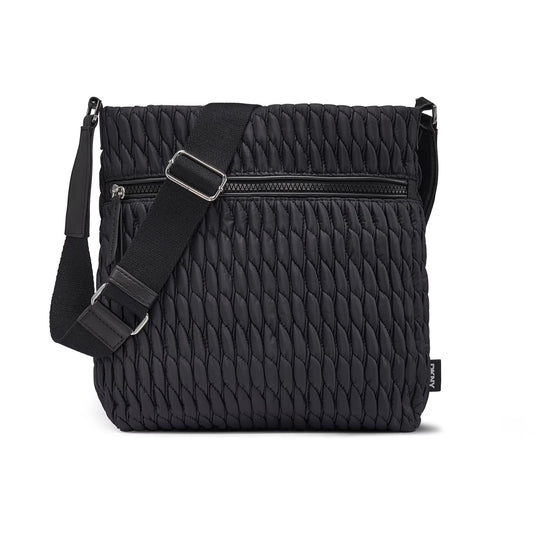 DKNY Quilted Nylon Messenger Crossbody Bag