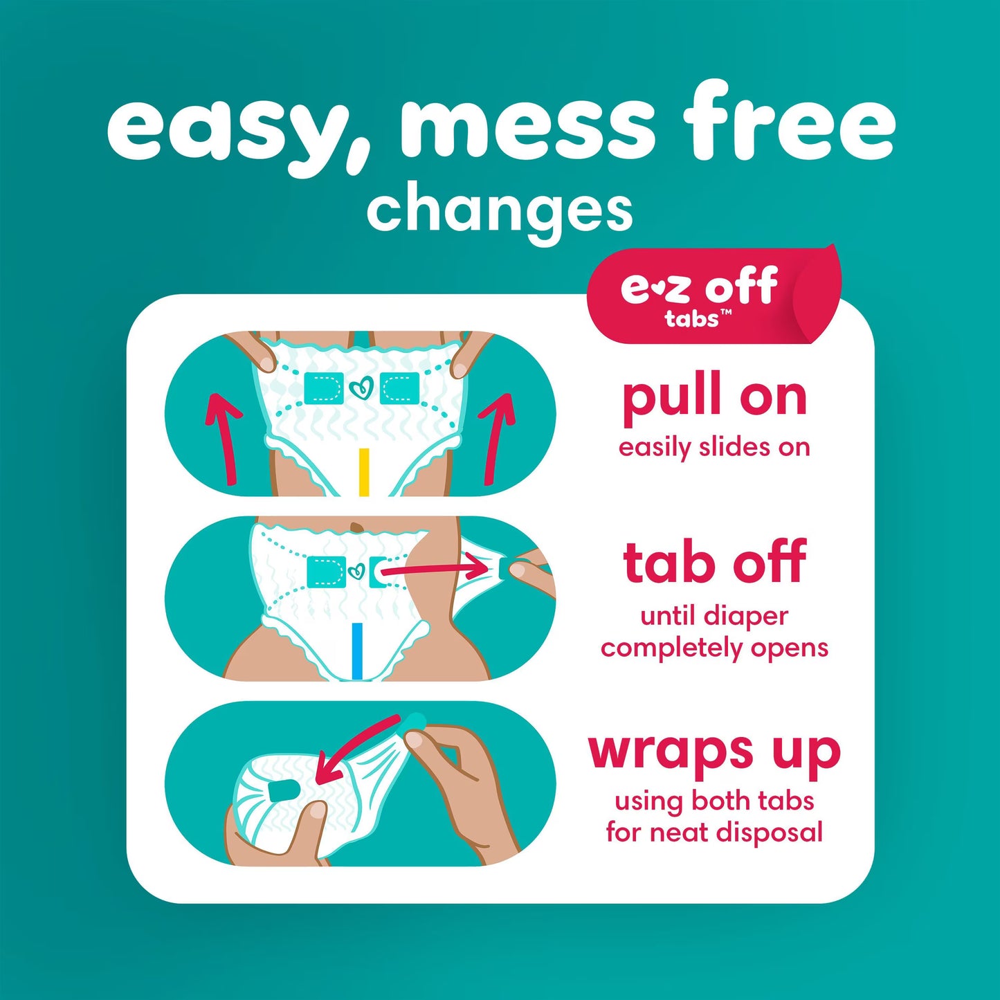Pampers Cruisers 360 Diapers, Sizes 4-7