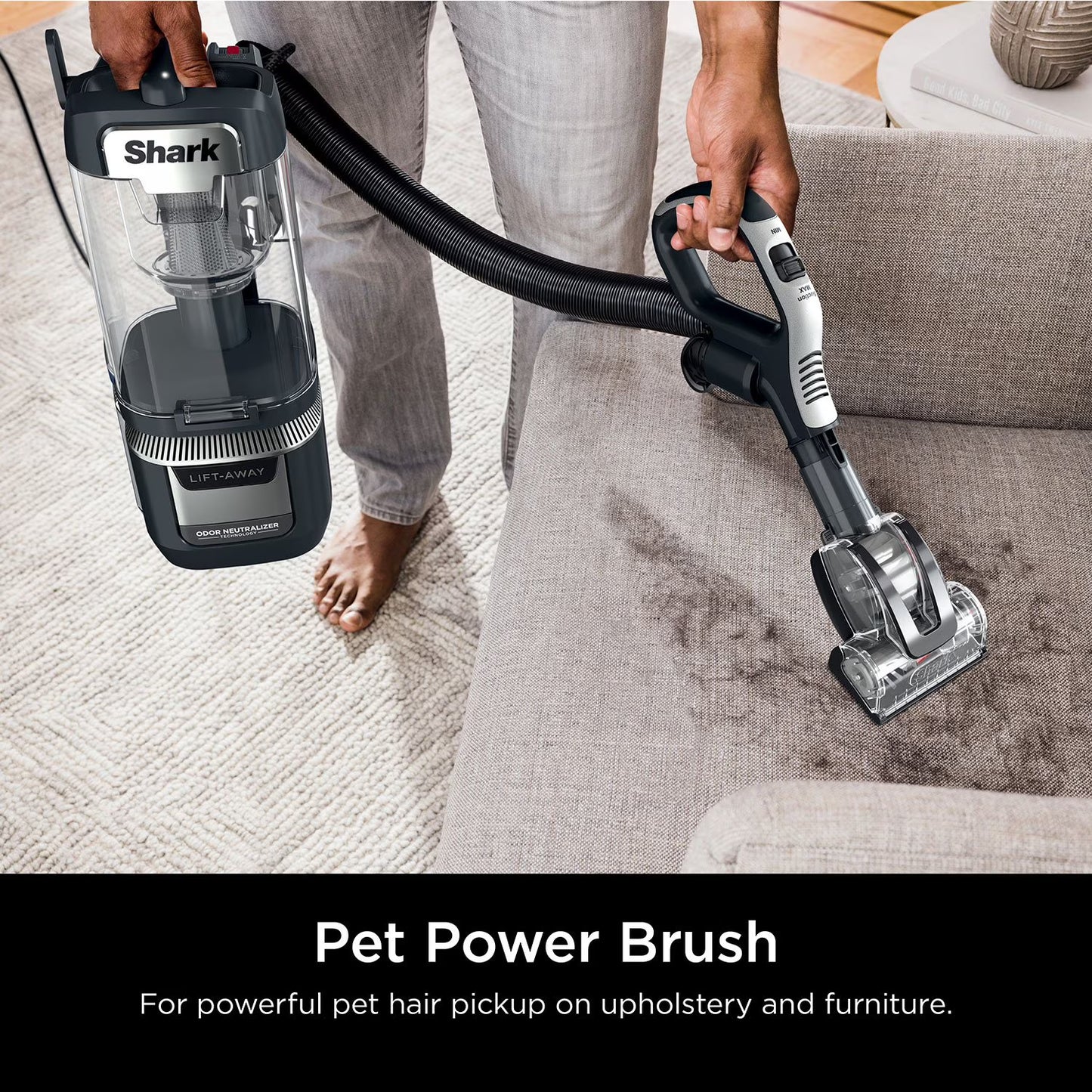 Shark Rotator Pet Pro Lift-Away ADV Upright Vacuum with DuoClean PowerFins HairPro and Odor Neutralizer Technology