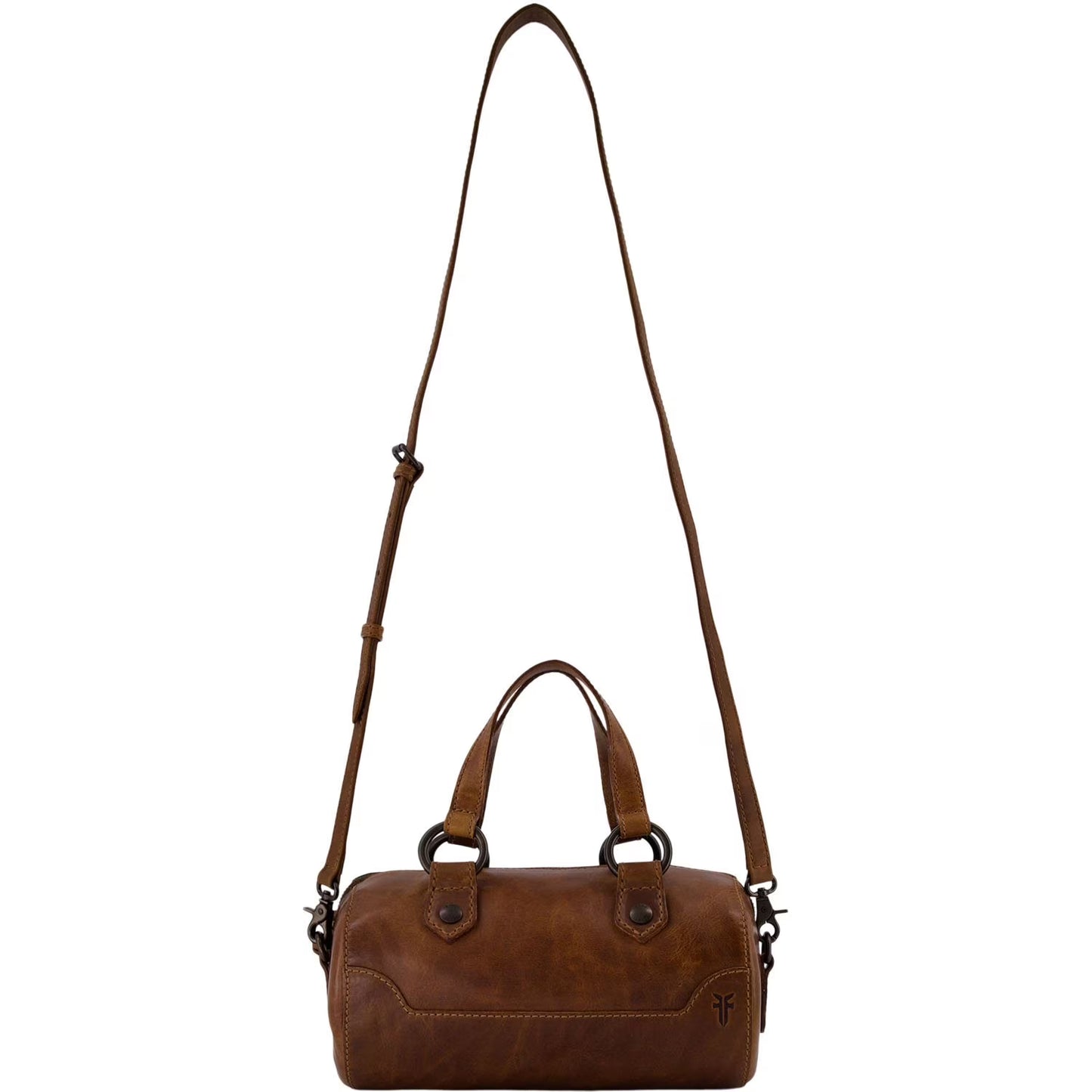 Frye Melissa 100% Genuine Leather Women's Mini Barrel Handbag