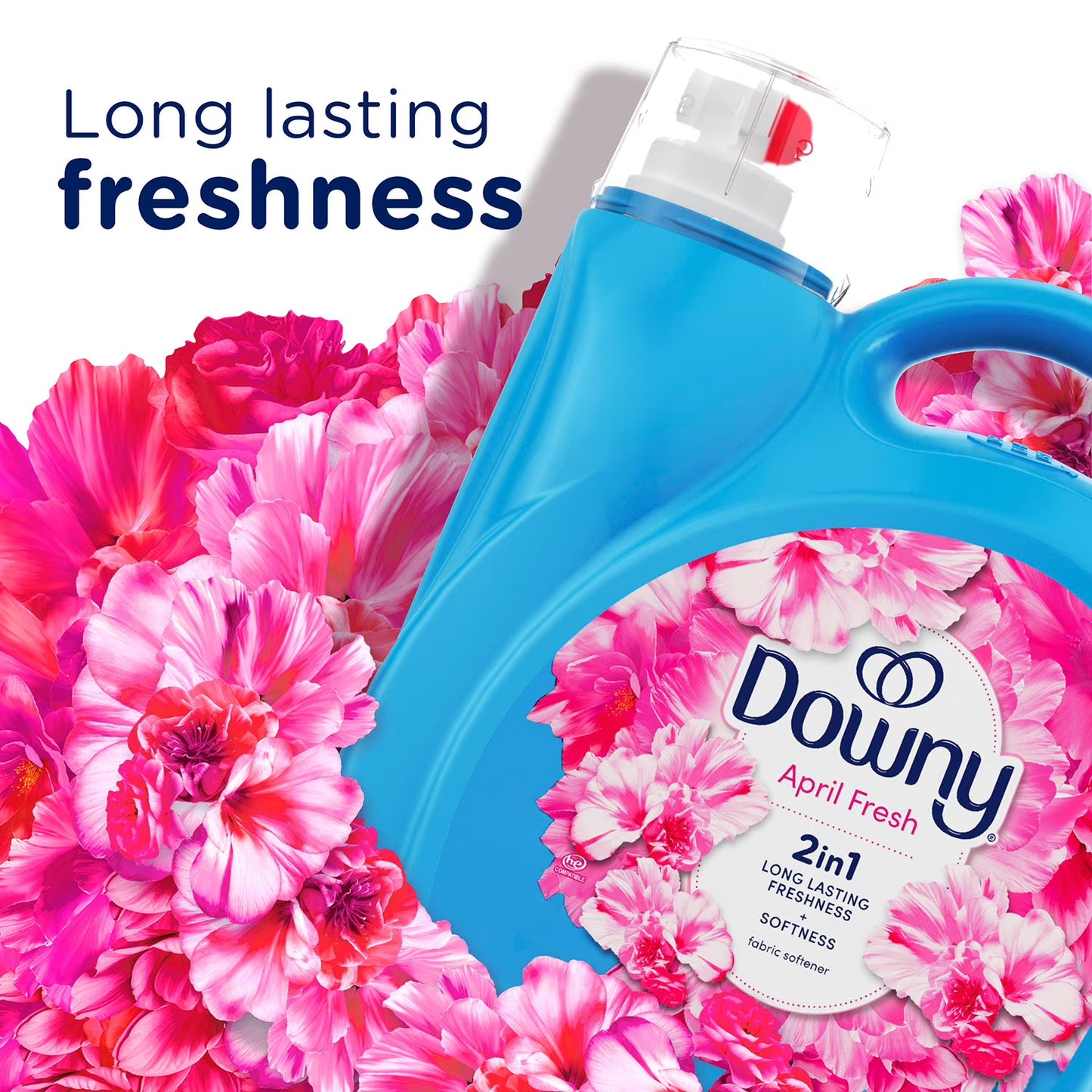 Downy Soft & Fresh Liquid Fabric Softener, April Fresh, 257 loads, 150 fl. oz.