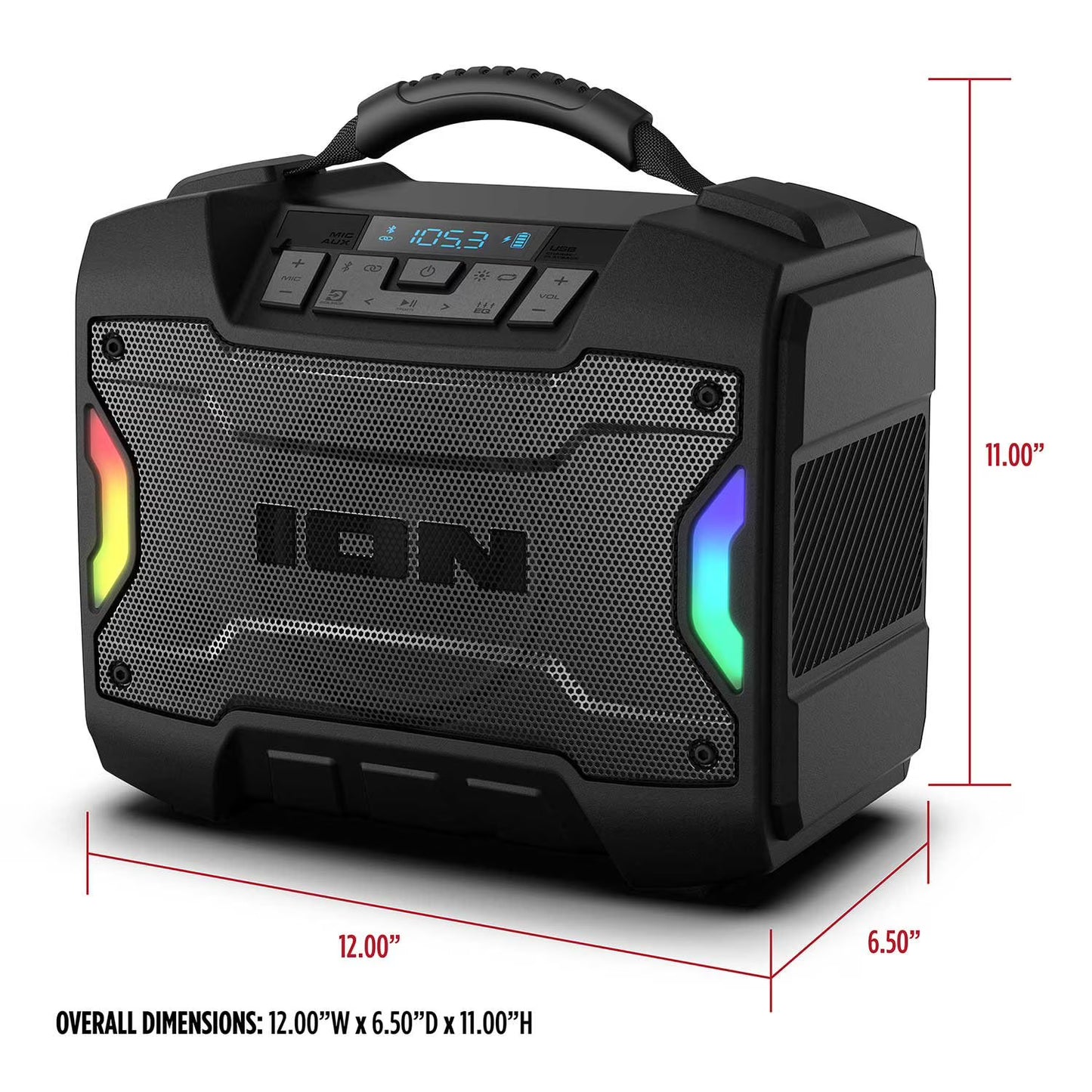 ION Audio Tailgater TD Rugged Bluetooth Speaker